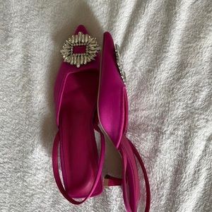 Rhinestone Slingback Pumps 💗